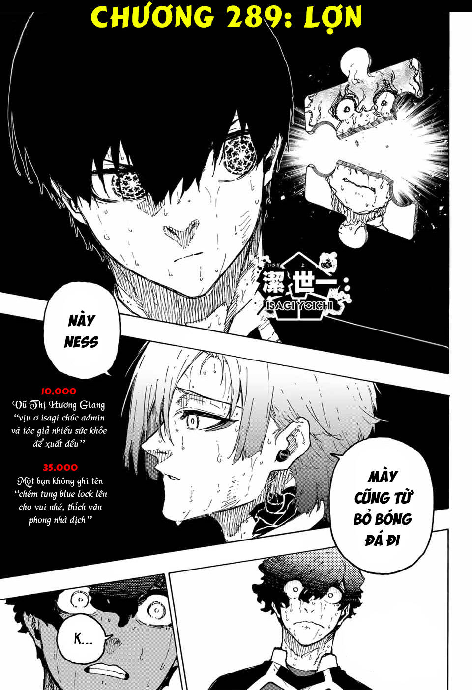 Blue Lock Chap 289 - Next Chap 290