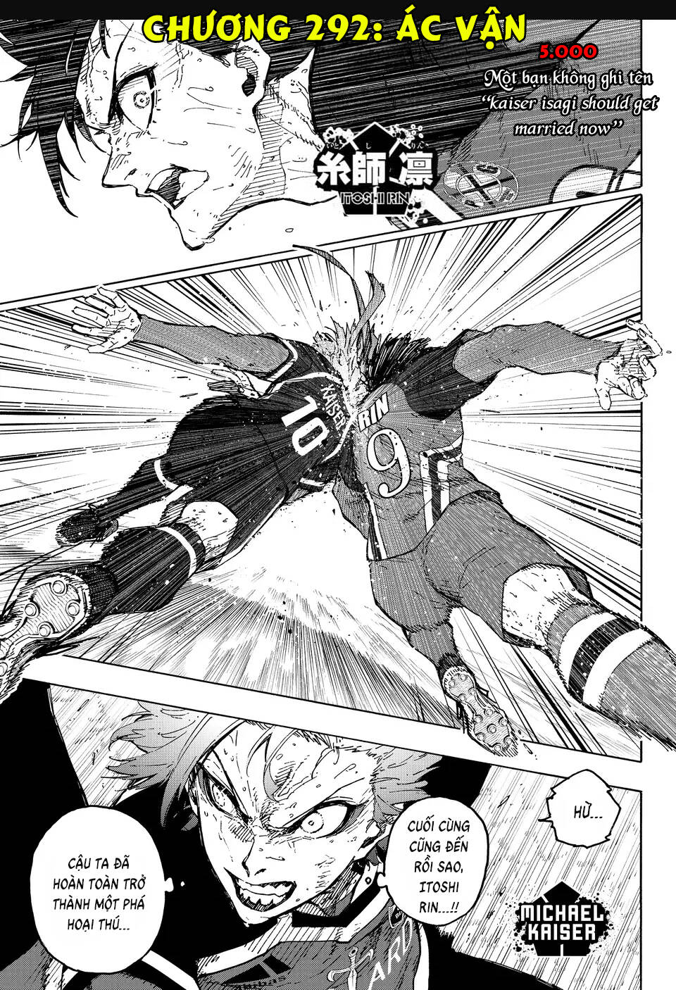 Blue Lock Chap 292 - Next Chap 293
