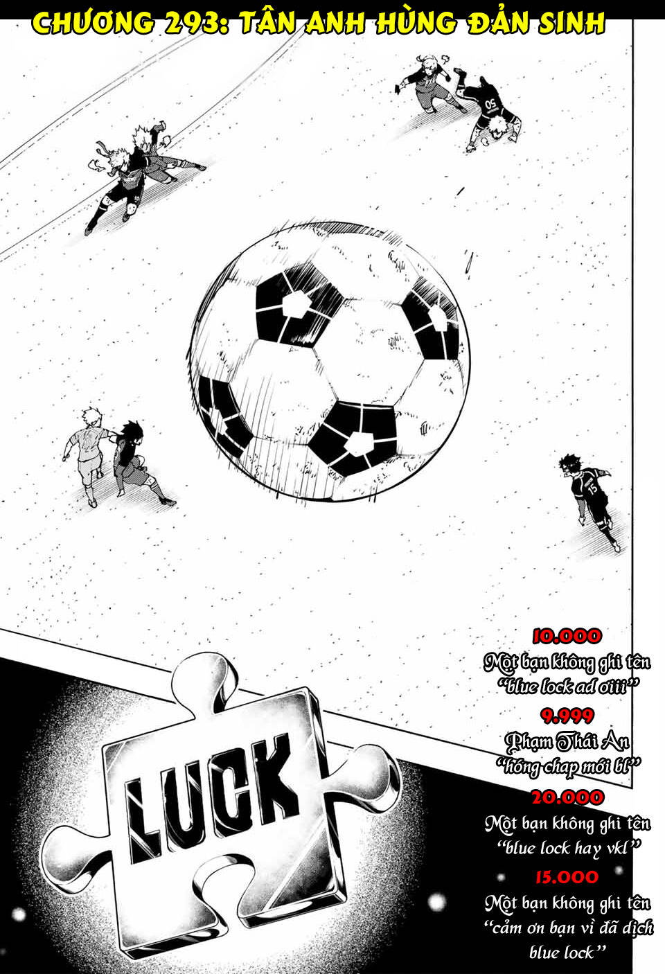 Blue Lock Chap 293 - Next Chap 294