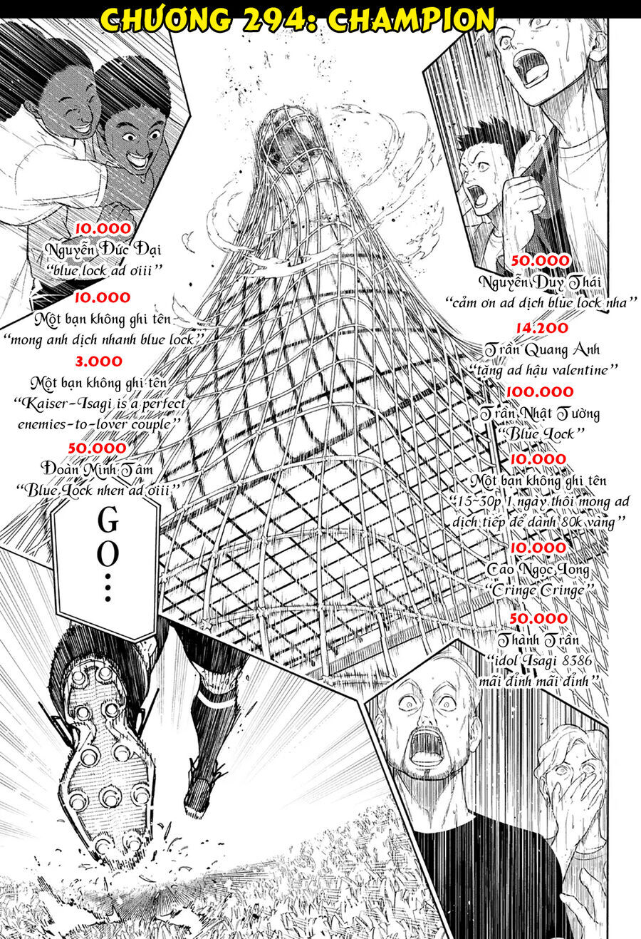 Blue Lock Chap 294 - Next Chap 295