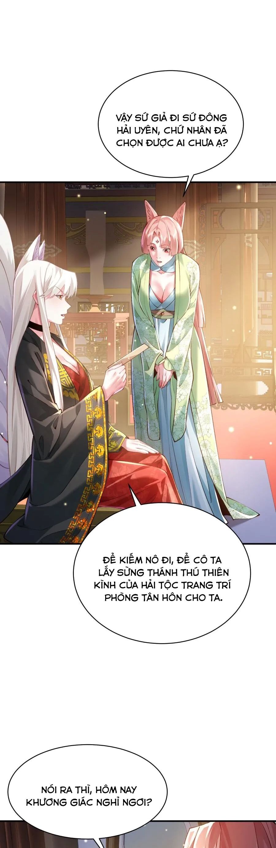 Bói Toán Mà Thôi, Cửu Vĩ Yêu Đế Sao Lại Thành Nương Tử Ta?! Chap 35 - Next Chap 36