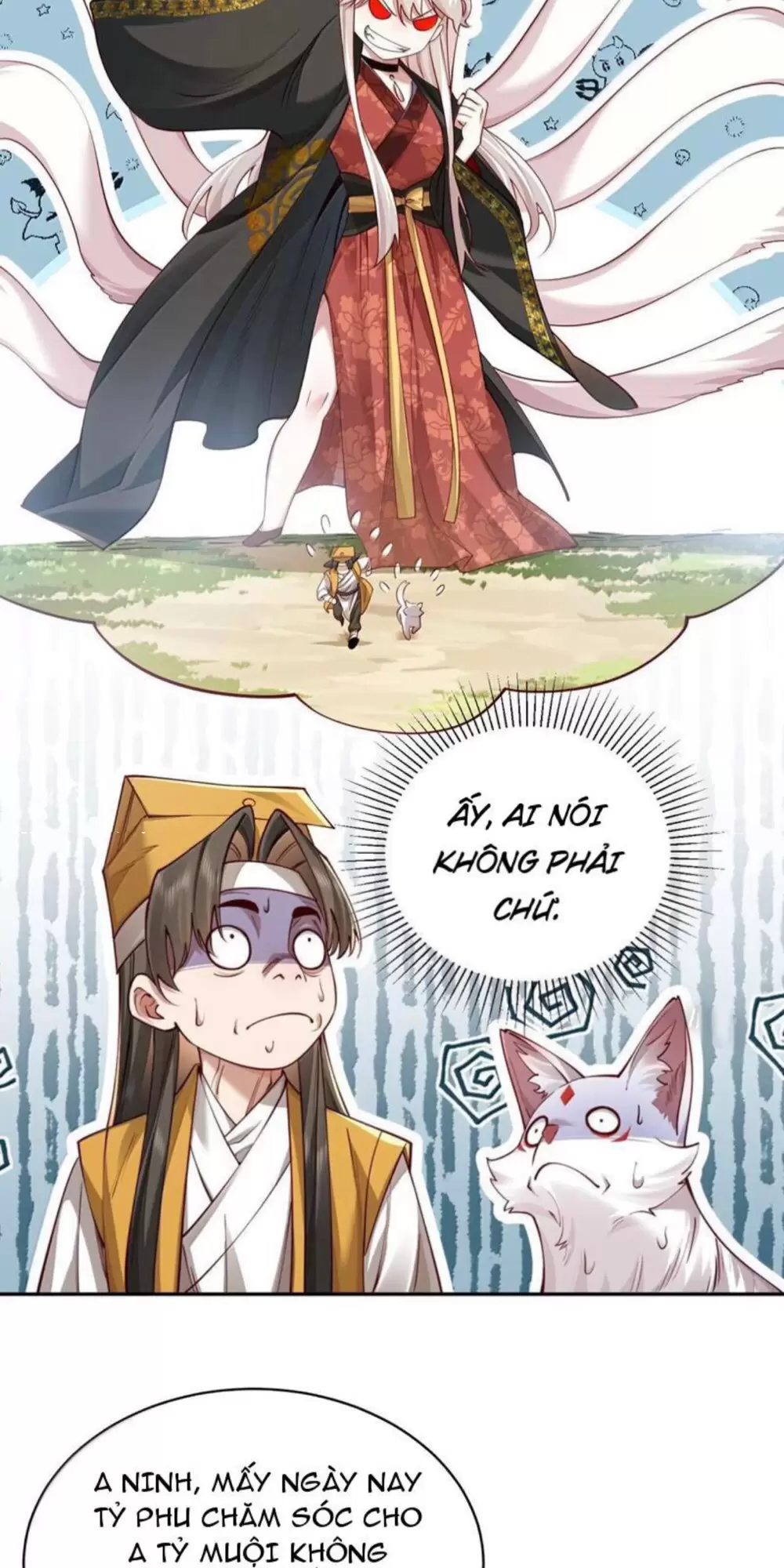Bói Toán Mà Thôi, Cửu Vĩ Yêu Đế Sao Lại Thành Nương Tử Ta?! Chap 52 - Next Chap 53