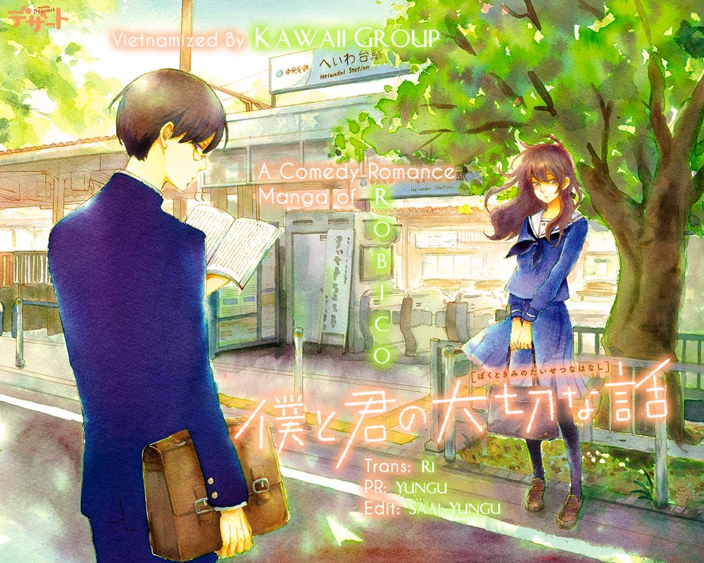 Boku To Kimi No Taisetsu Na Hanashi Chap 13 - Next Chap 14