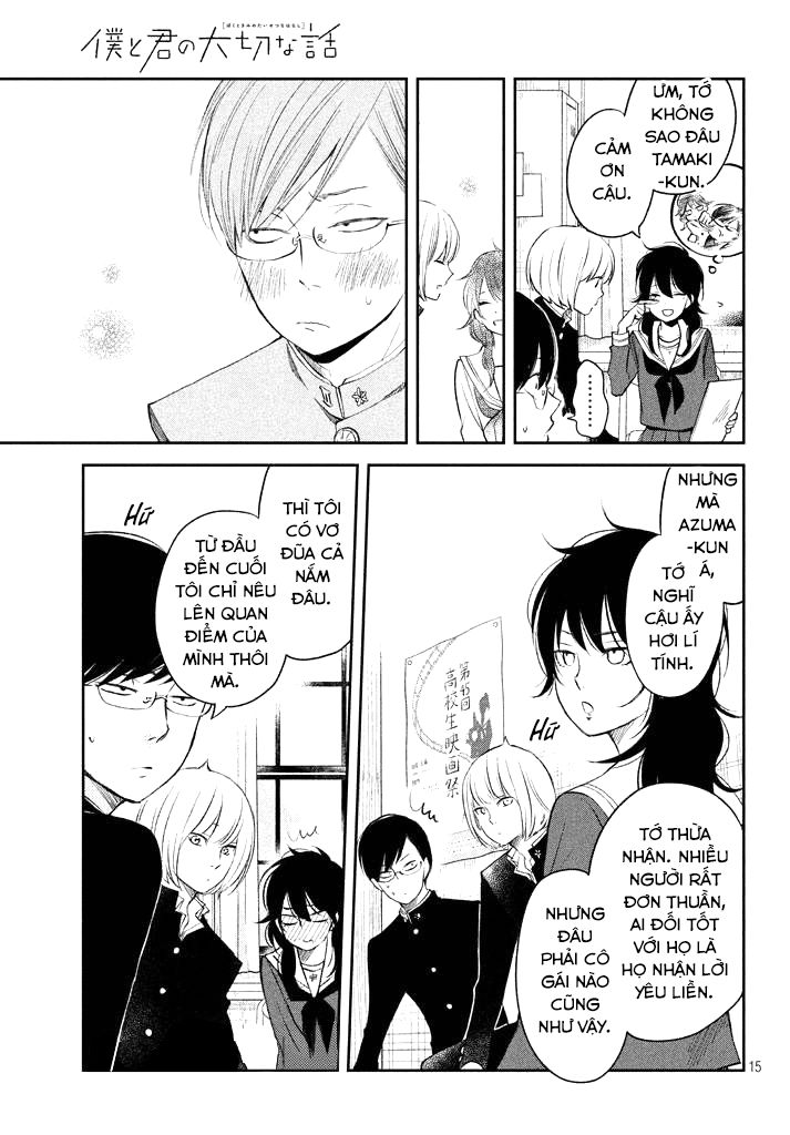 Boku To Kimi No Taisetsu Na Hanashi Chap 13 - Next Chap 14