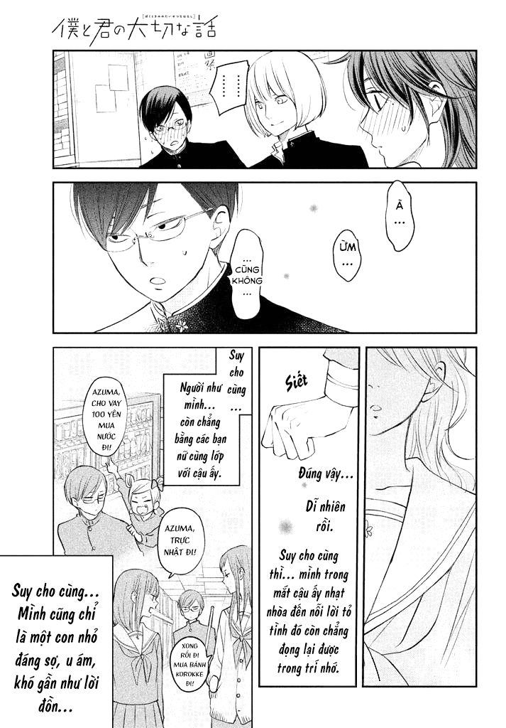 Boku To Kimi No Taisetsu Na Hanashi Chap 13 - Next Chap 14