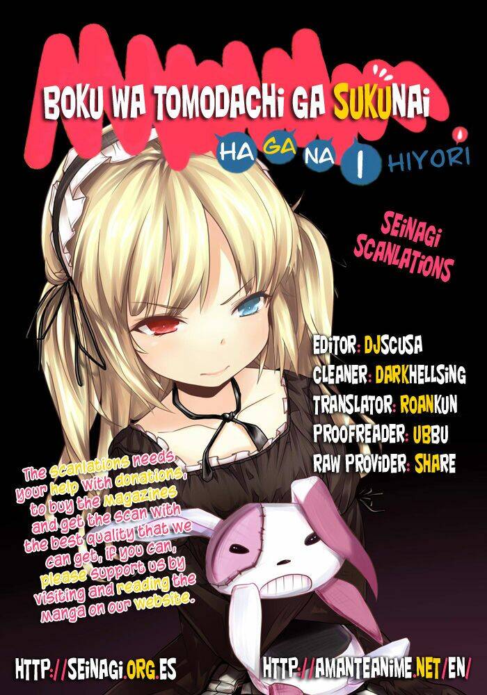 Boku Wa Tomodachi Ga Sukunai: Haganai Hiyori Chap 4 - Next Chap 5