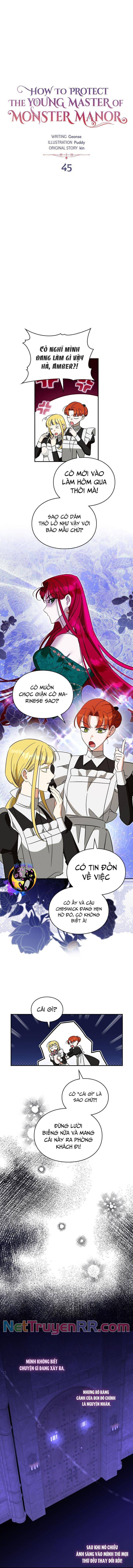 Cách Bảo Vệ Chủ Nhân Của Trang Viên Quái Vật Chap 45 - Next Chap 46