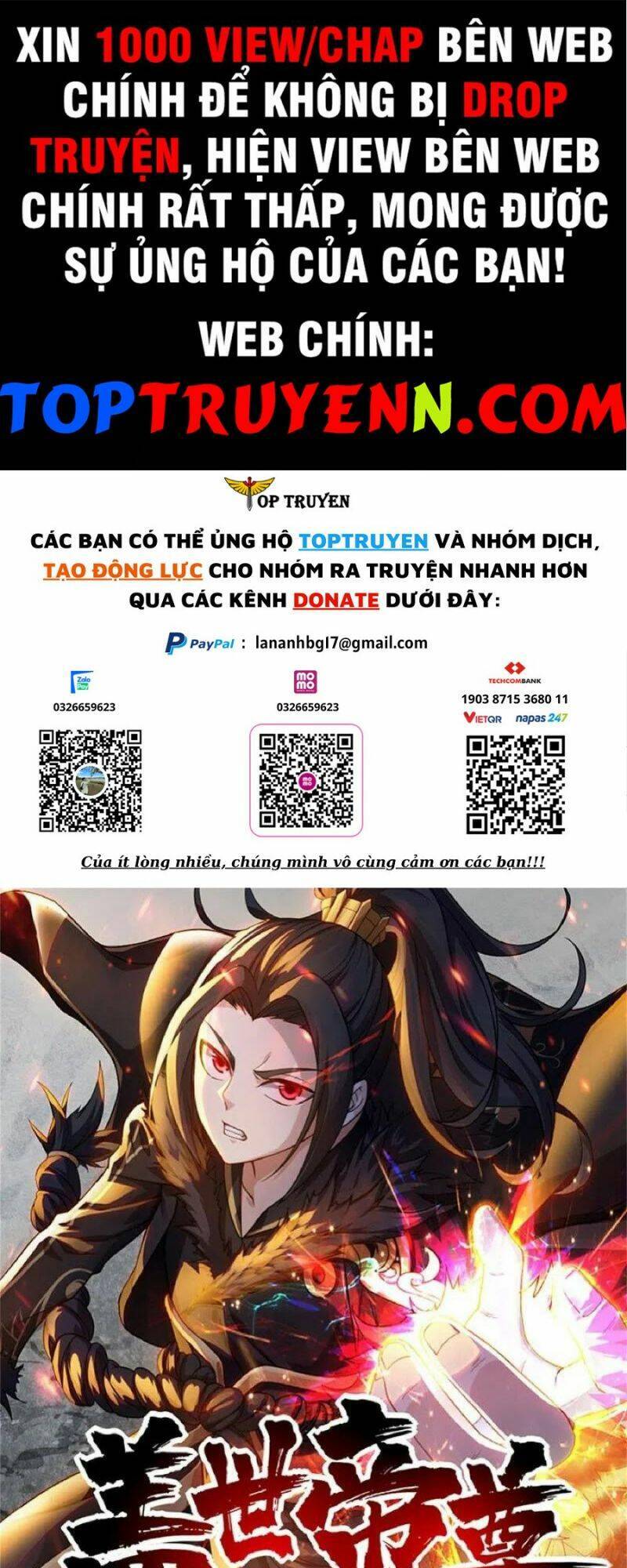 Cái Thế Đế Tôn Chap 320 - Next Chap 321