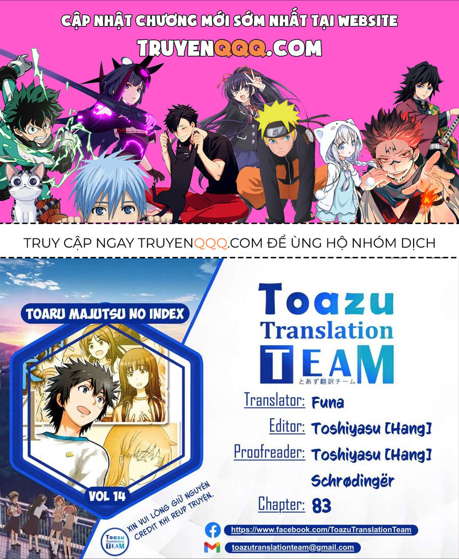 Cấm Ma Thuật Thư Index Chap 83 - Next Chap 84