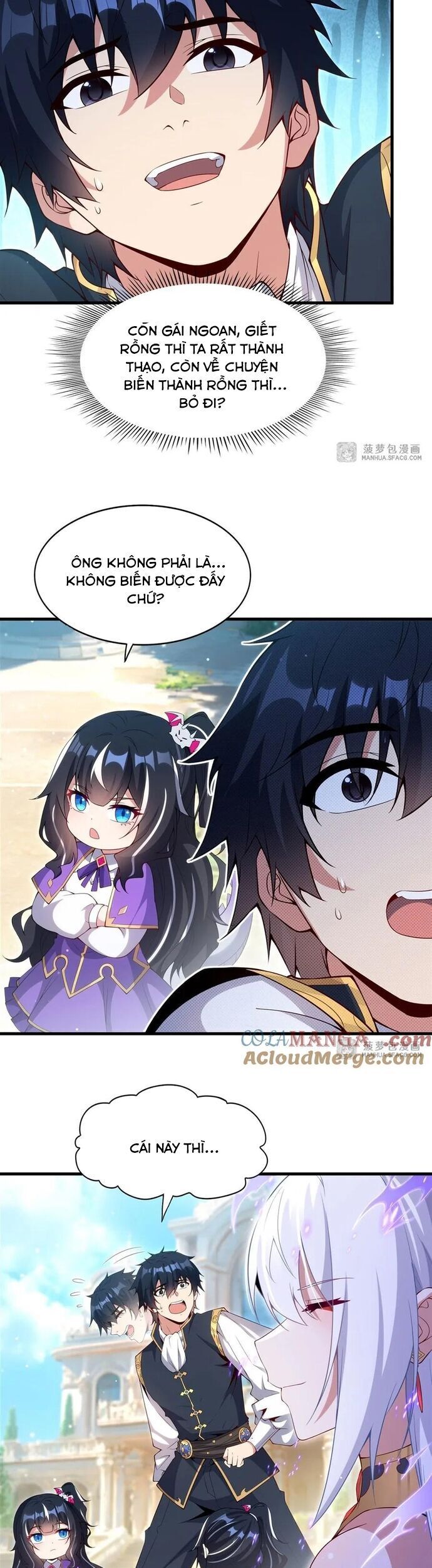 Câm Miệng Đi Ác Long, Ta Không Muốn Trông Trẻ Với Ngươi Nữa! Chap 17 - Next Chap 18