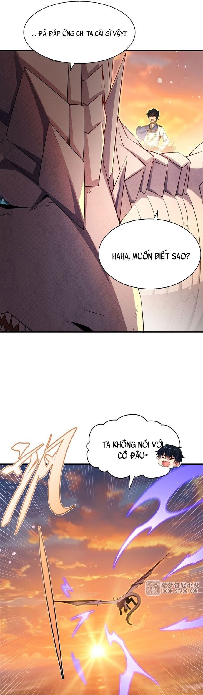Câm Miệng Đi Ác Long, Ta Không Muốn Trông Trẻ Với Ngươi Nữa! Chap 42 - Next Chap 43
