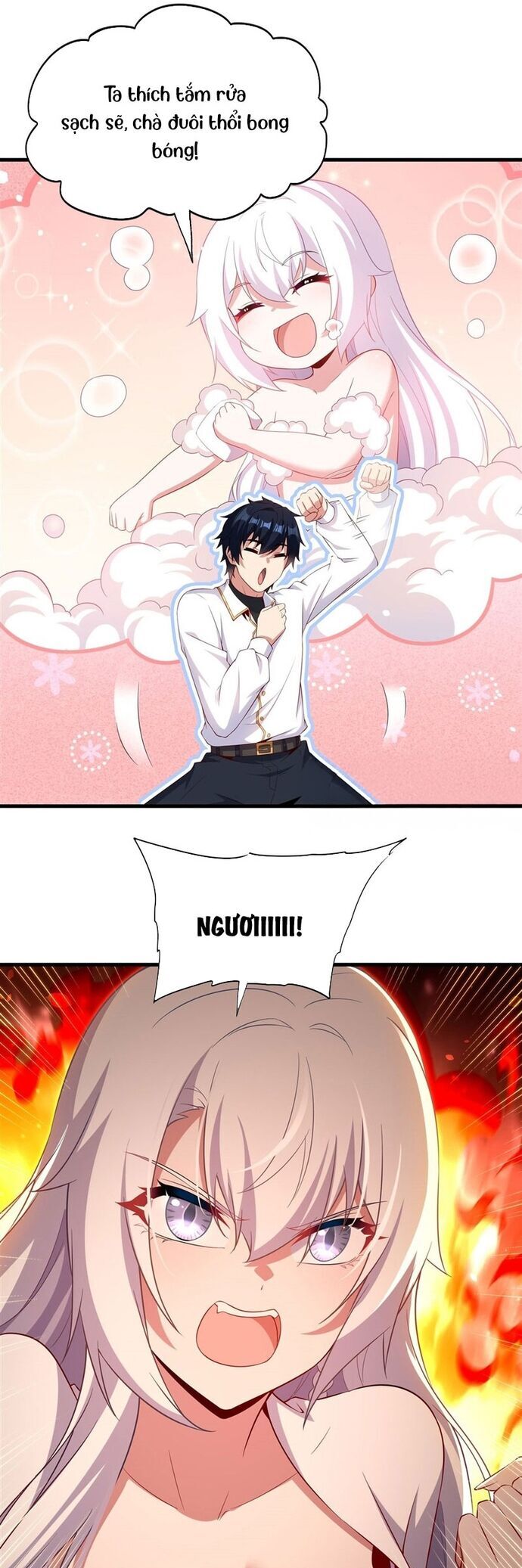 Câm Miệng Đi Ác Long, Ta Không Muốn Trông Trẻ Với Ngươi Nữa! Chap 42 - Next Chap 43