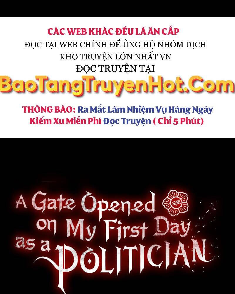 Cánh Cổng Mở Ra Đúng Ngày Đầu Tiên Tôi Thành Chính Trị Gia Chap 25 - Next Chap 26