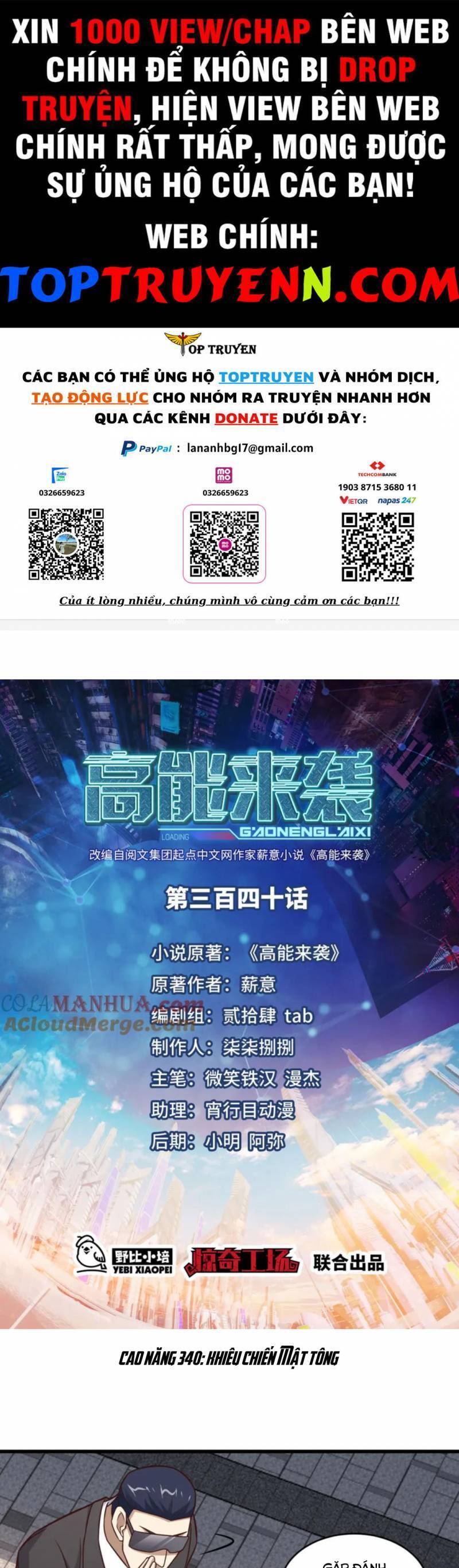Cao Năng Lai Tập Chap 340 - Next Chap 341