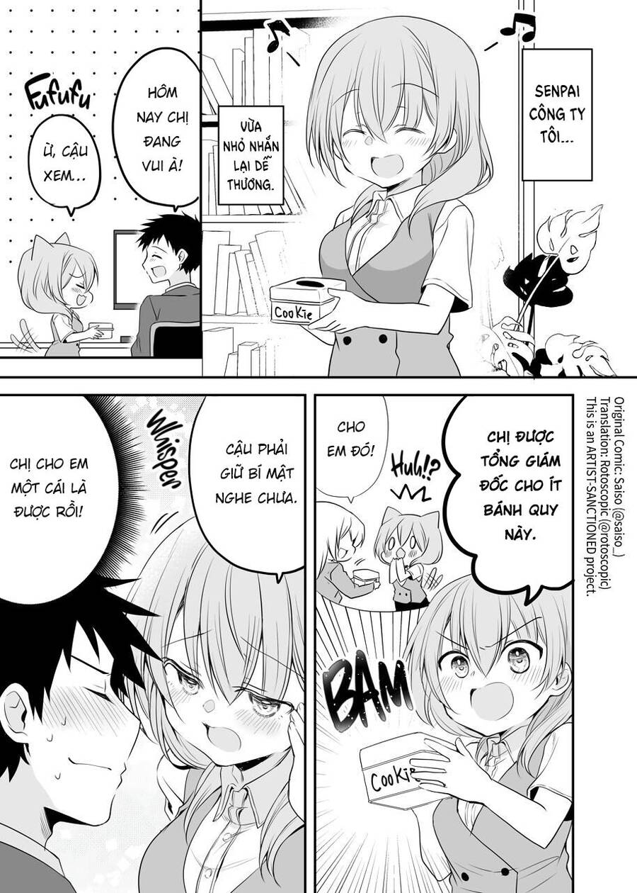 Câu Chuyện Về Tiền Bối Nhỏ Nhắn Ở Chỗ Làm Của Tôi Chap 40 - Next Chap 41