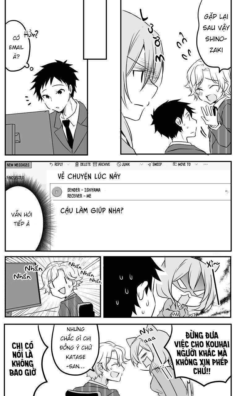 Câu Chuyện Về Tiền Bối Nhỏ Nhắn Ở Chỗ Làm Của Tôi Chap 47 - Next Chap 48