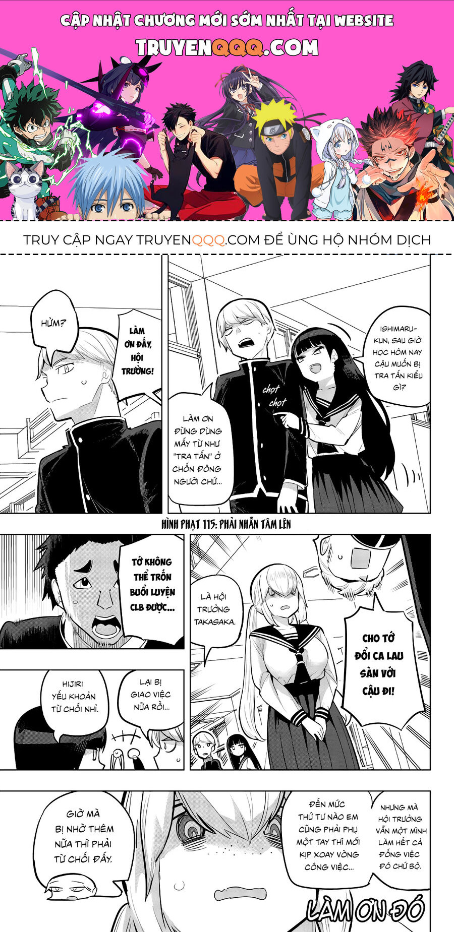 Câu Lạc Bộ Tra Tấn Của Các Nữ Sinh Sau Giờ Học Chap 115 - Next Chap 116