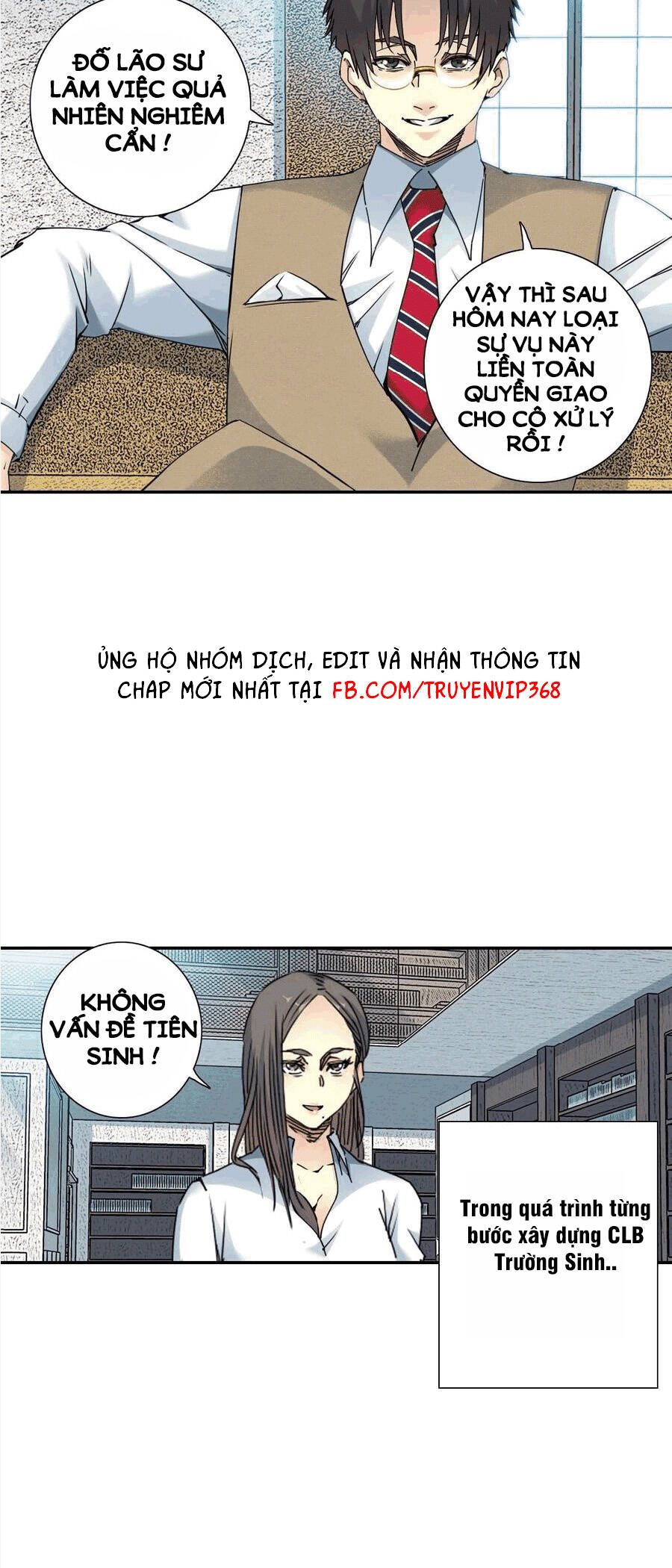 Câu Lạc Bộ Trường Sinh Chap 55 - Next Chap 56
