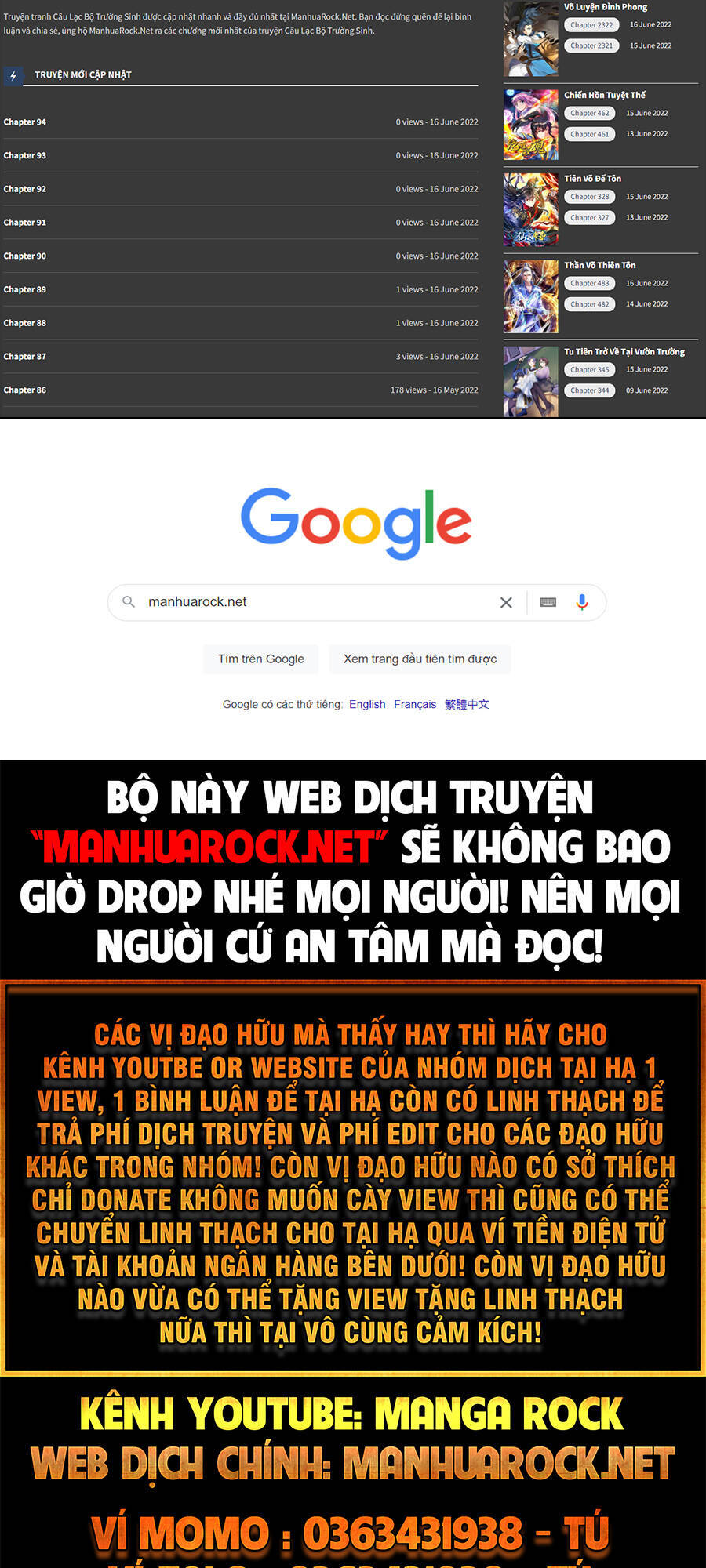 Câu Lạc Bộ Trường Sinh Chap 75 - Next Chap 76