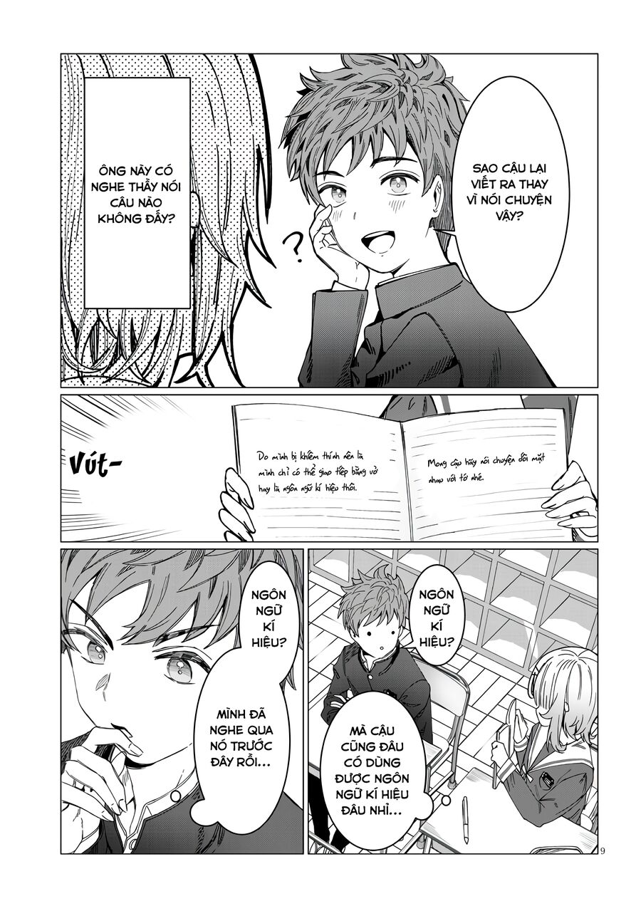 Cậu Ồn Ào Quá, Im Lặng Giùm Tớ Đi! Chap 1 - Next Chap 2