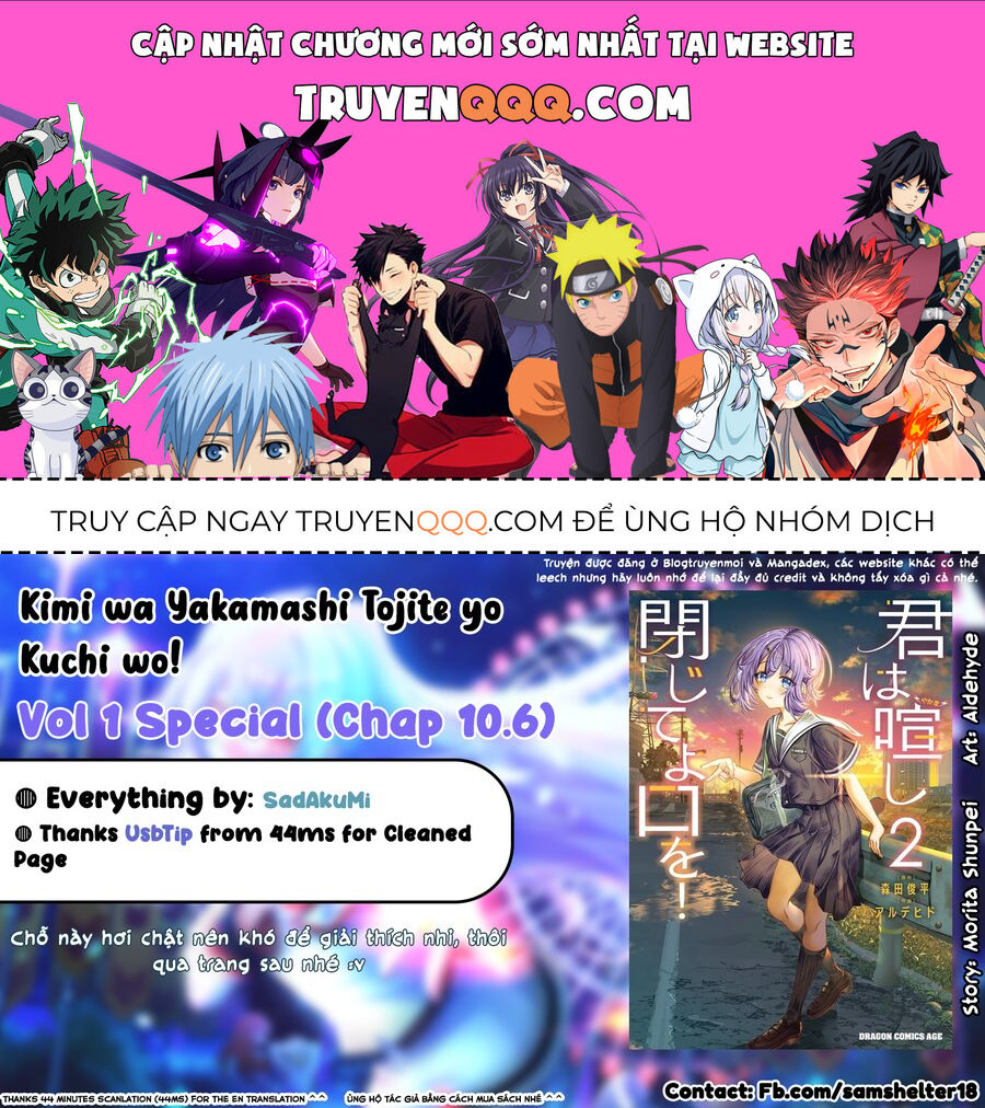 Cậu Ồn Ào Quá, Im Lặng Giùm Tớ Đi! Chap 106 - Next Chap 107