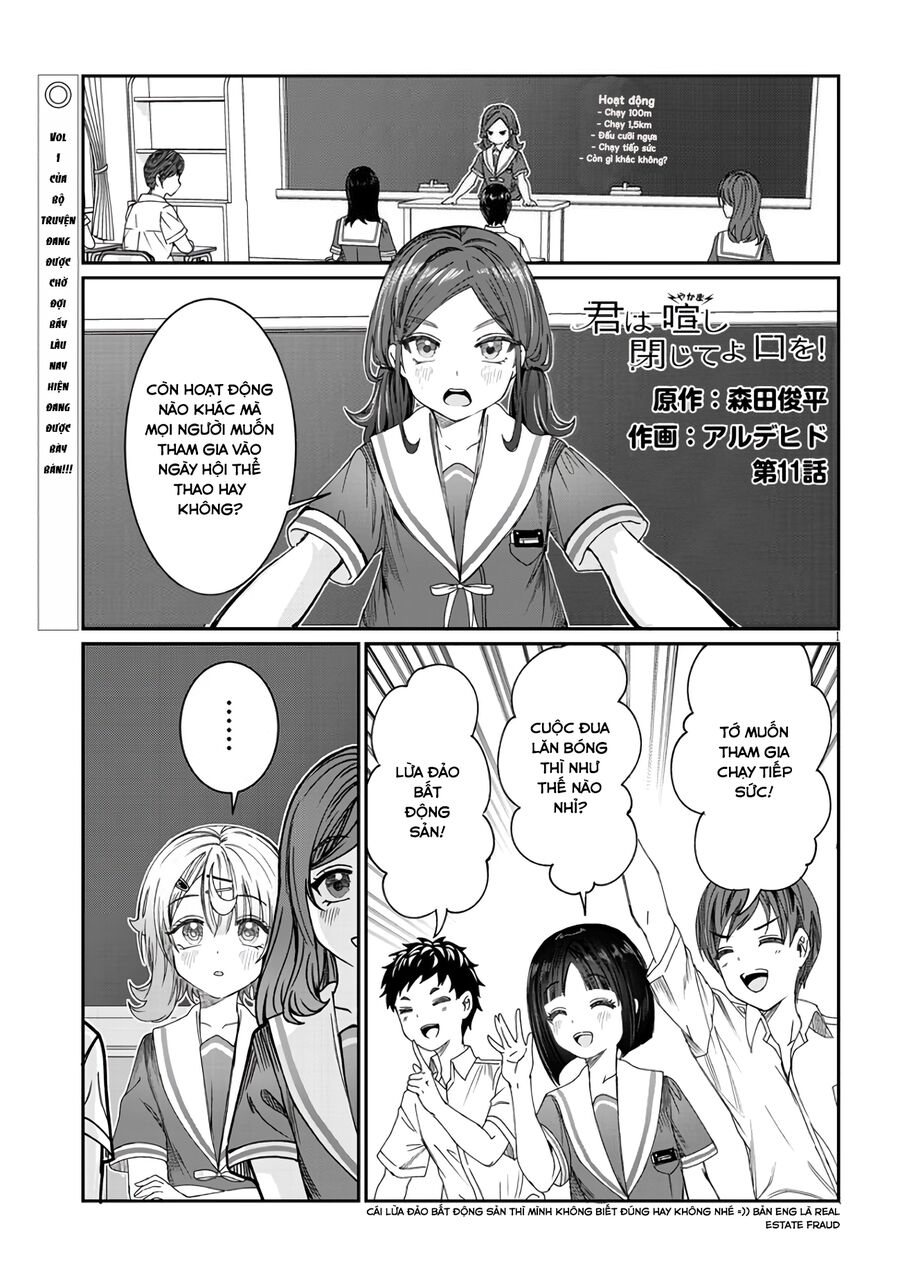 Cậu Ồn Ào Quá, Im Lặng Giùm Tớ Đi! Chap 11 - Next Chap 12