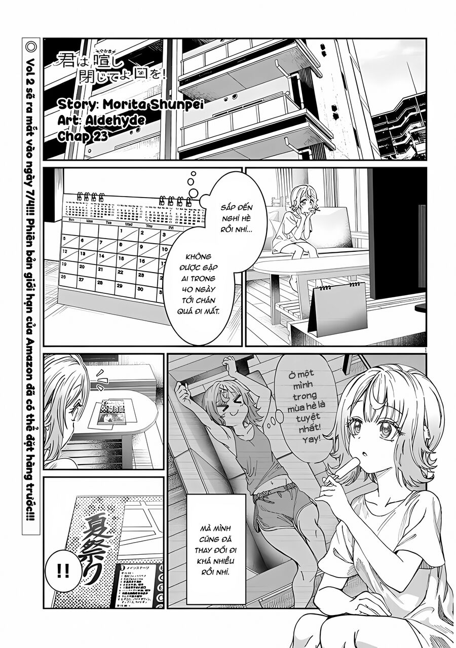 Cậu Ồn Ào Quá, Im Lặng Giùm Tớ Đi! Chap 23 - Next Chap 24