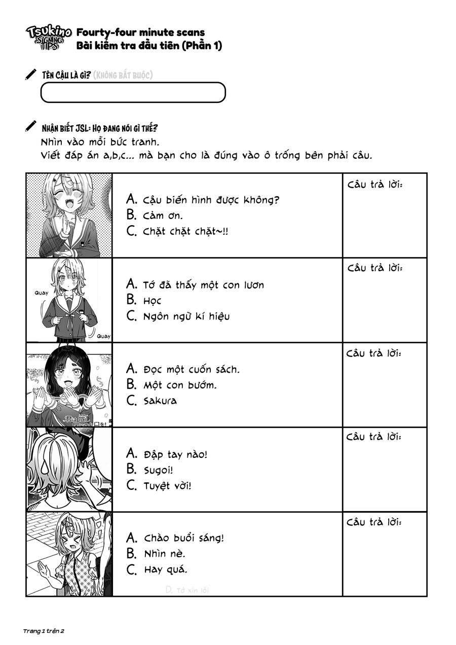 Cậu Ồn Ào Quá, Im Lặng Giùm Tớ Đi! Chap 24 - Next Chap 25