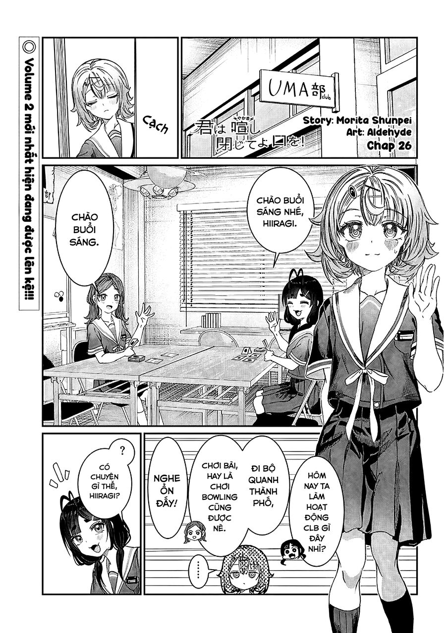 Cậu Ồn Ào Quá, Im Lặng Giùm Tớ Đi! Chap 26 - Next Chap 27