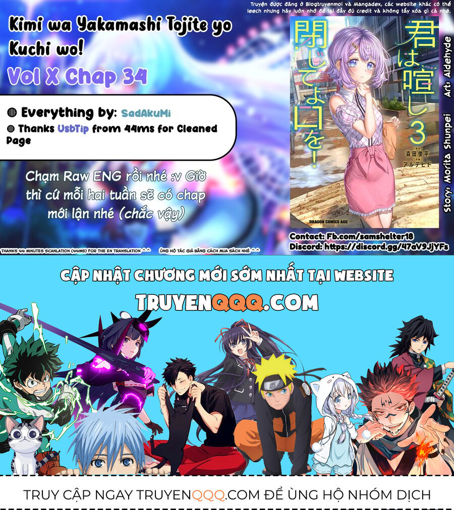 Cậu Ồn Ào Quá, Im Lặng Giùm Tớ Đi! Chap 34 - Next Chap 35