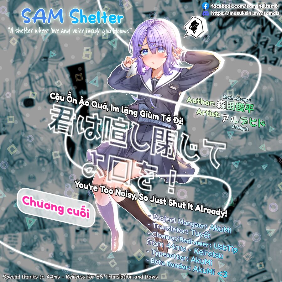 Cậu Ồn Ào Quá, Im Lặng Giùm Tớ Đi! Chap 48 - Next Chap 49