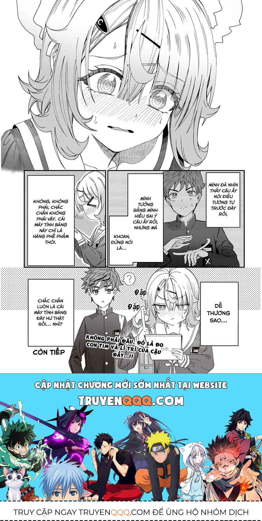 Cậu Ồn Ào Quá, Im Lặng Giùm Tớ Đi! Chap 6 - Next Chap 7