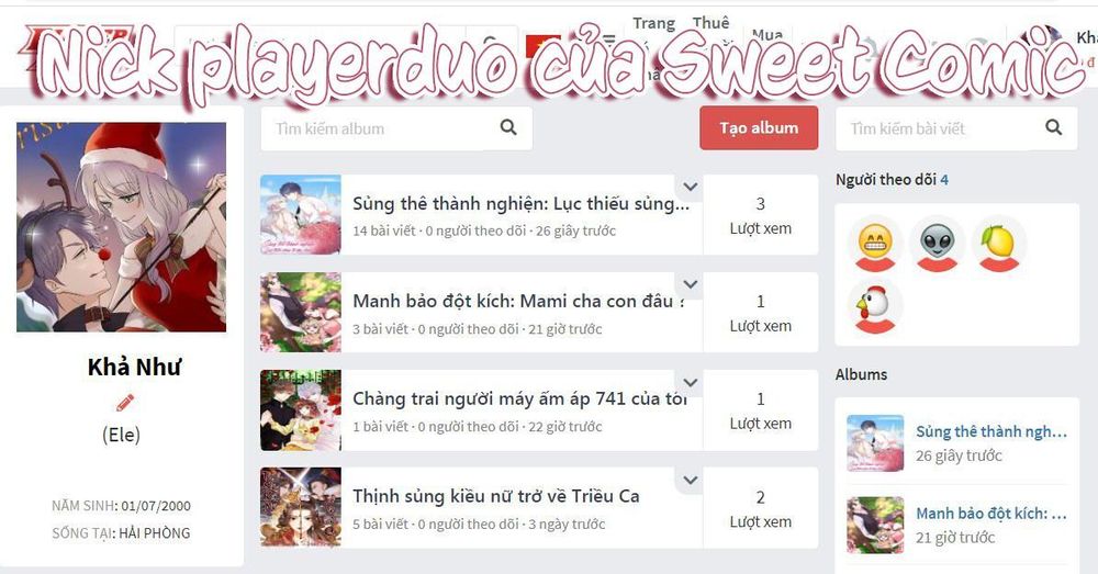 Chàng Trai Người Máy Ấm Áp 741 Của Tôi Chap 3 - Next Chap 4