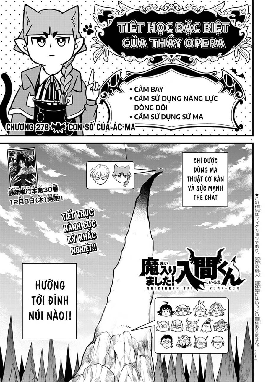 Chào Mừng Cậu Đến Trường Iruma-Kun Chap 278 - Next Chap 279