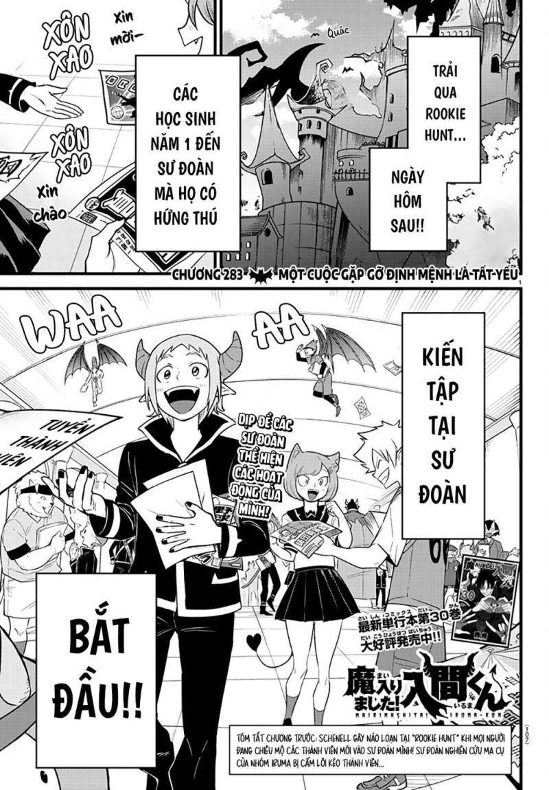 Chào Mừng Cậu Đến Trường Iruma-Kun Chap 283 - Next Chap 284