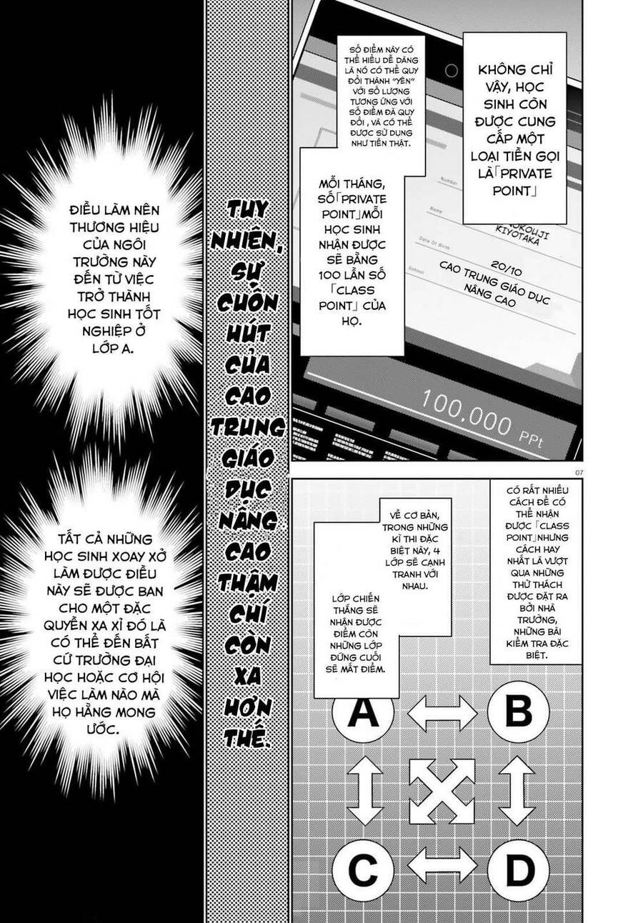 Chào Mừng Đến Với Lớp Học Đề Cao Thực Lực Năm 2 Chap 1 - Next Chap 2