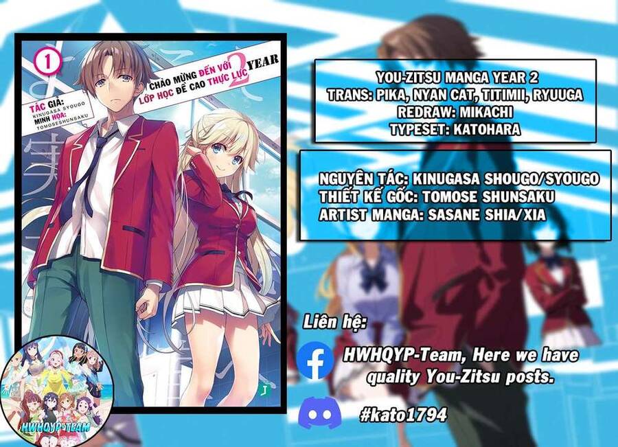 Chào Mừng Đến Với Lớp Học Đề Cao Thực Lực Năm 2 Chap 2 - Next Chap 3