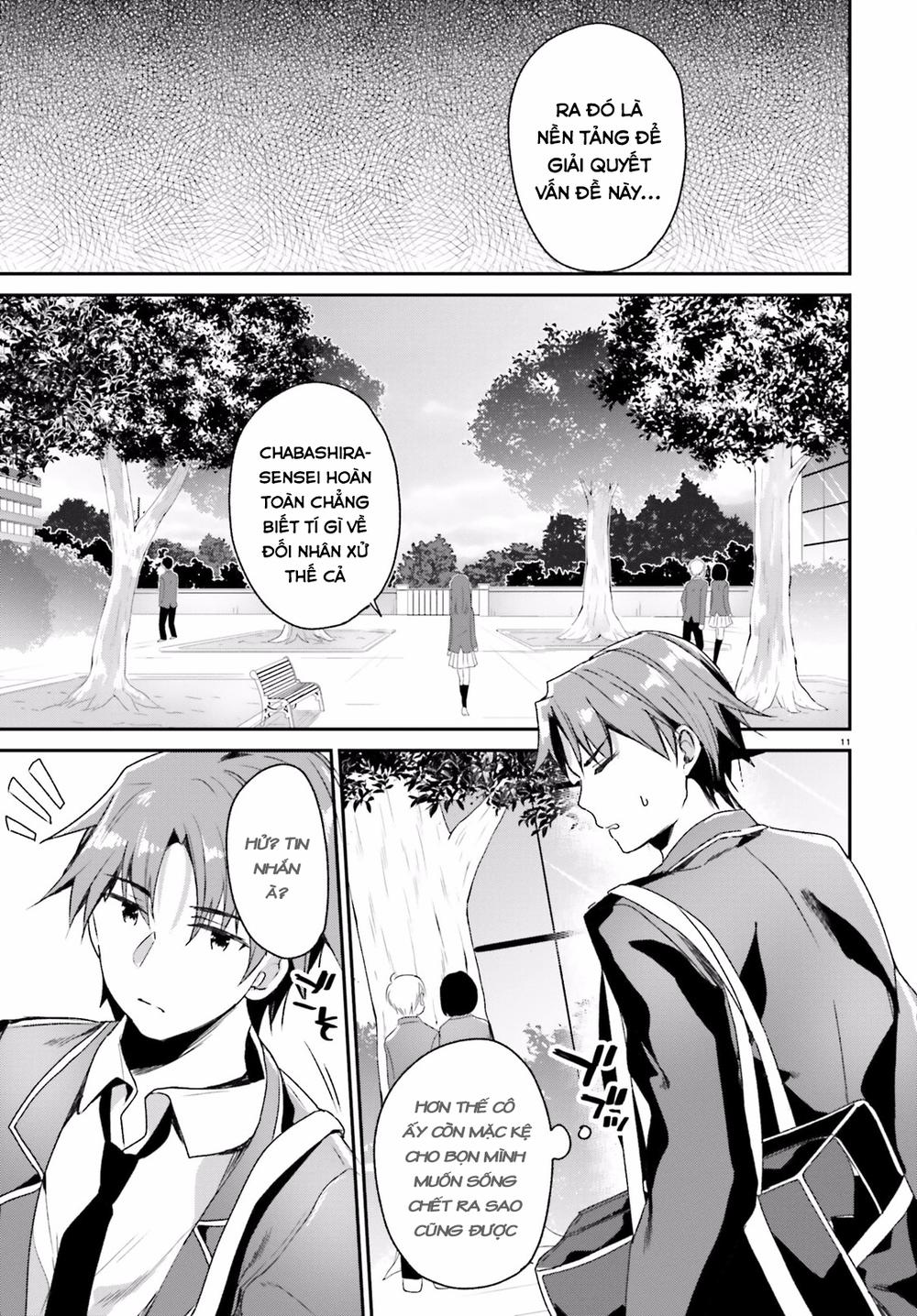 Chào Mừng Đến Với Lớp Học Thượng Đẳng Chap 11 - Next Chap 12