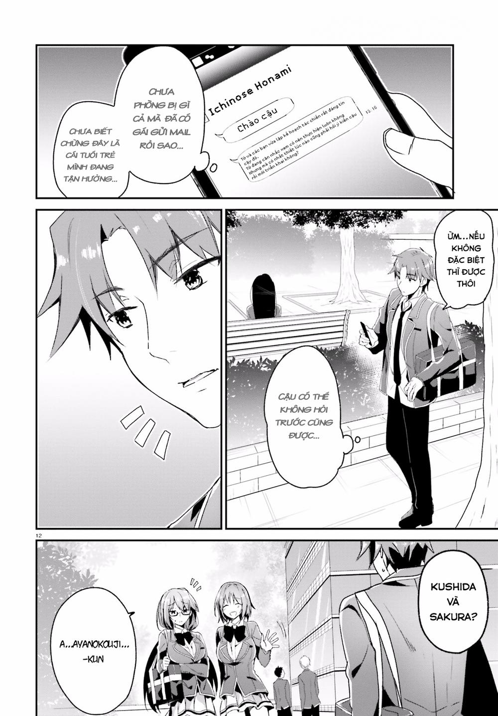 Chào Mừng Đến Với Lớp Học Thượng Đẳng Chap 11 - Next Chap 12