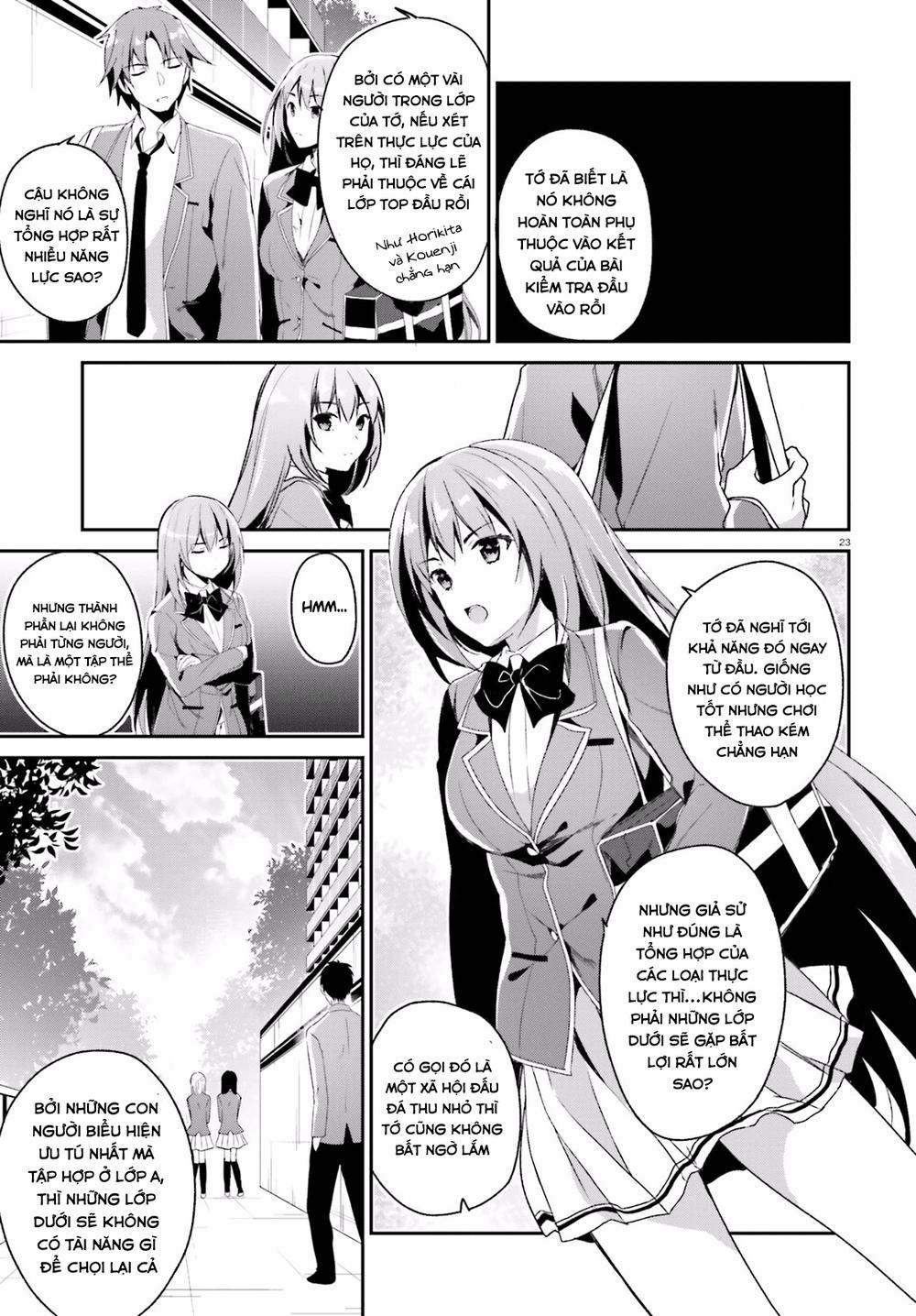 Chào Mừng Đến Với Lớp Học Thượng Đẳng Chap 11 - Next Chap 12