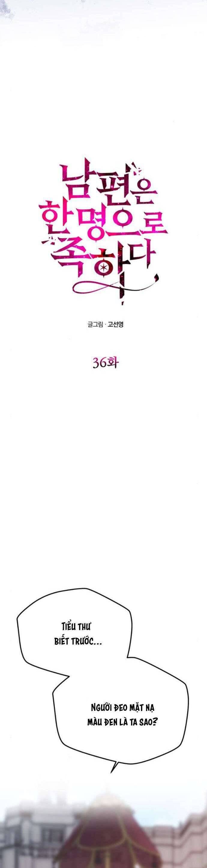 Chỉ Cần Một Người Chồng Là Đủ Chap 36 - Next Chap 37