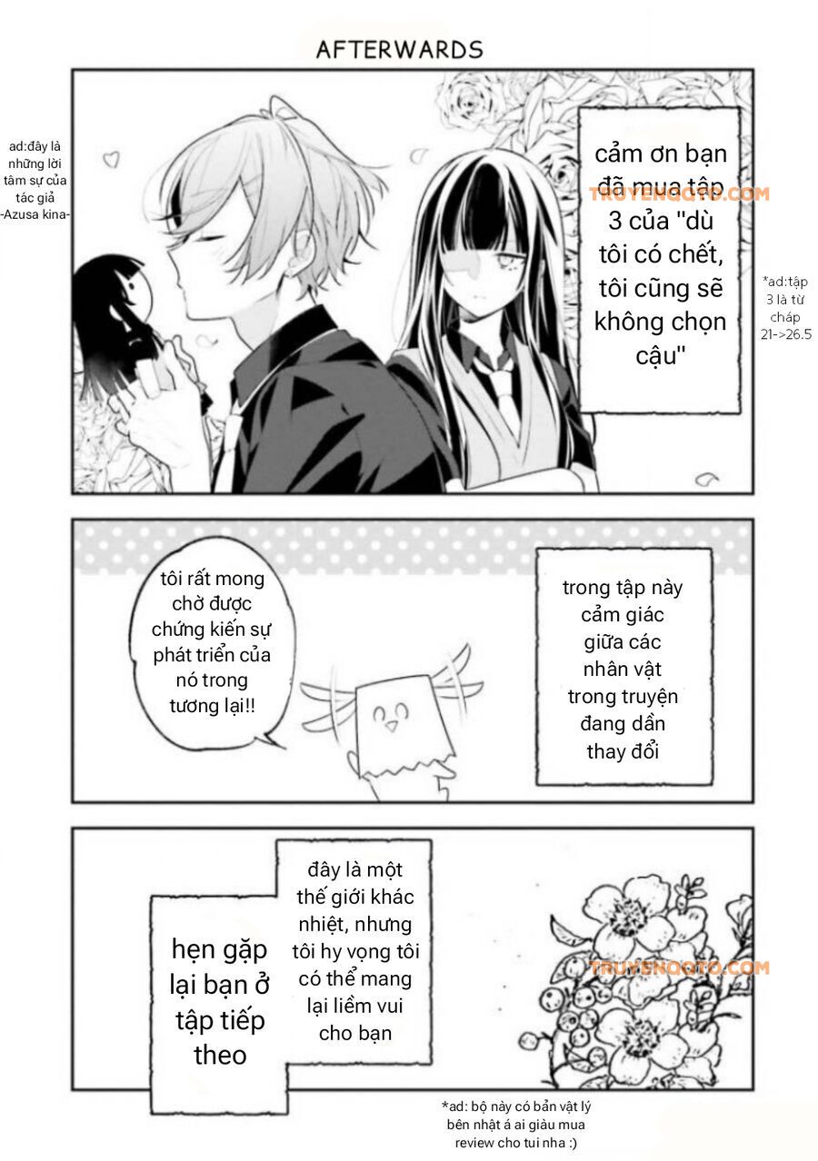Cho Dù Tôi Có Chết, Tôi Cũng Sẽ Không Chọn Cậu Chap 265 - Next Chap 266