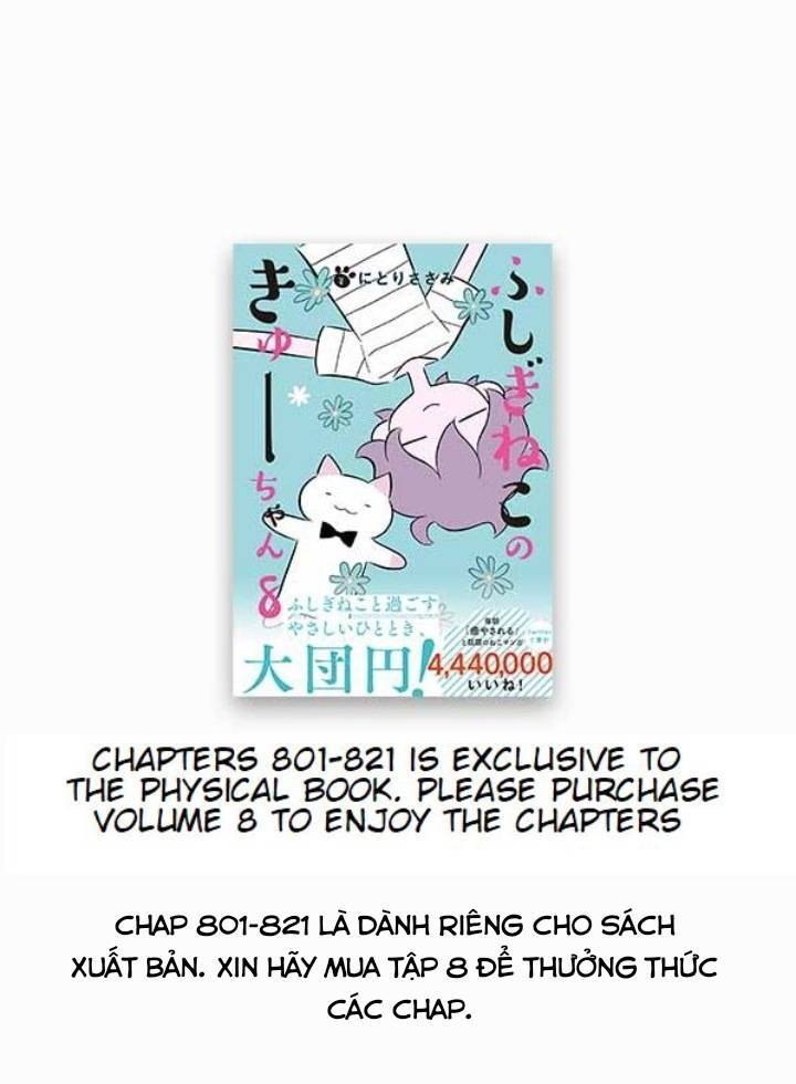 Chú Mèo Kỳ Diệu Kyuu-Chan Chap 800 - Next Chap 801