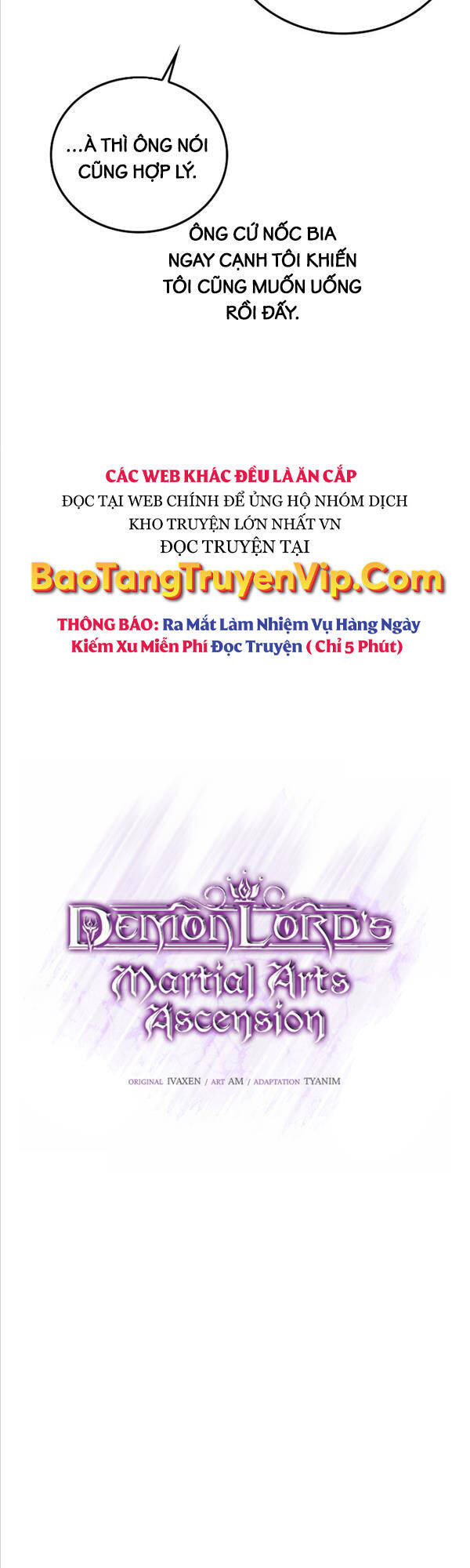 Chúa Quỷ Tăng Cấp Bằng Võ Thuật Chap 36 - Next Chap 37
