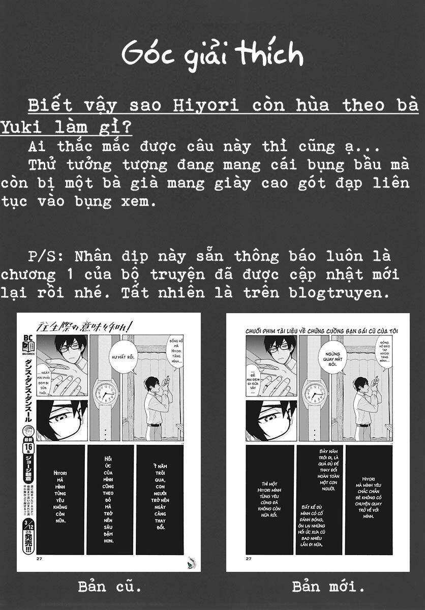 Chuỗi Phim Tài Liệu Về Chứng Cuồng Bạn Gái Cũ Của Tôi Chap 49 - Next Chap 50
