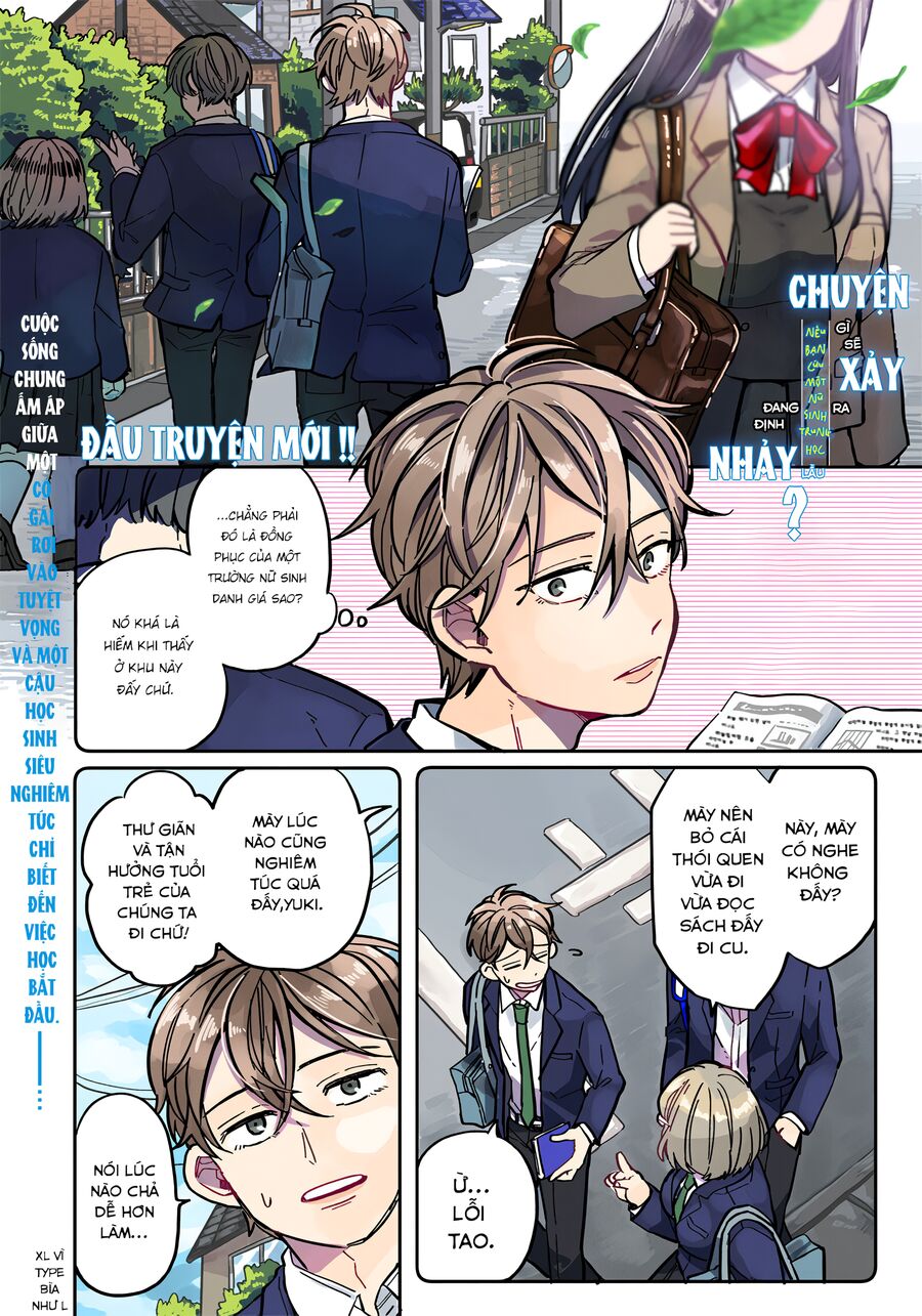 Chuyện Gì Sẽ Xảy Ra Nếu Bạn Cứu Một Nữ Sinh Trung Học Đang Định Nhảy Lầu? Chap 1 - Next Chap 2