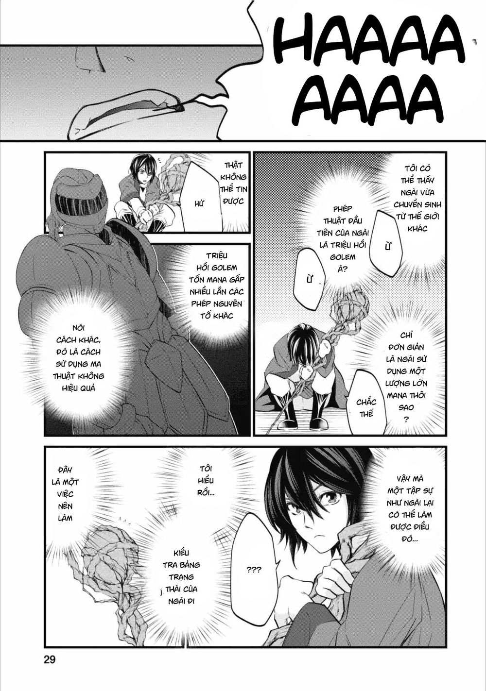 Chuyển Sinh Thành Golem Master Chap 1 - Next Chap 2