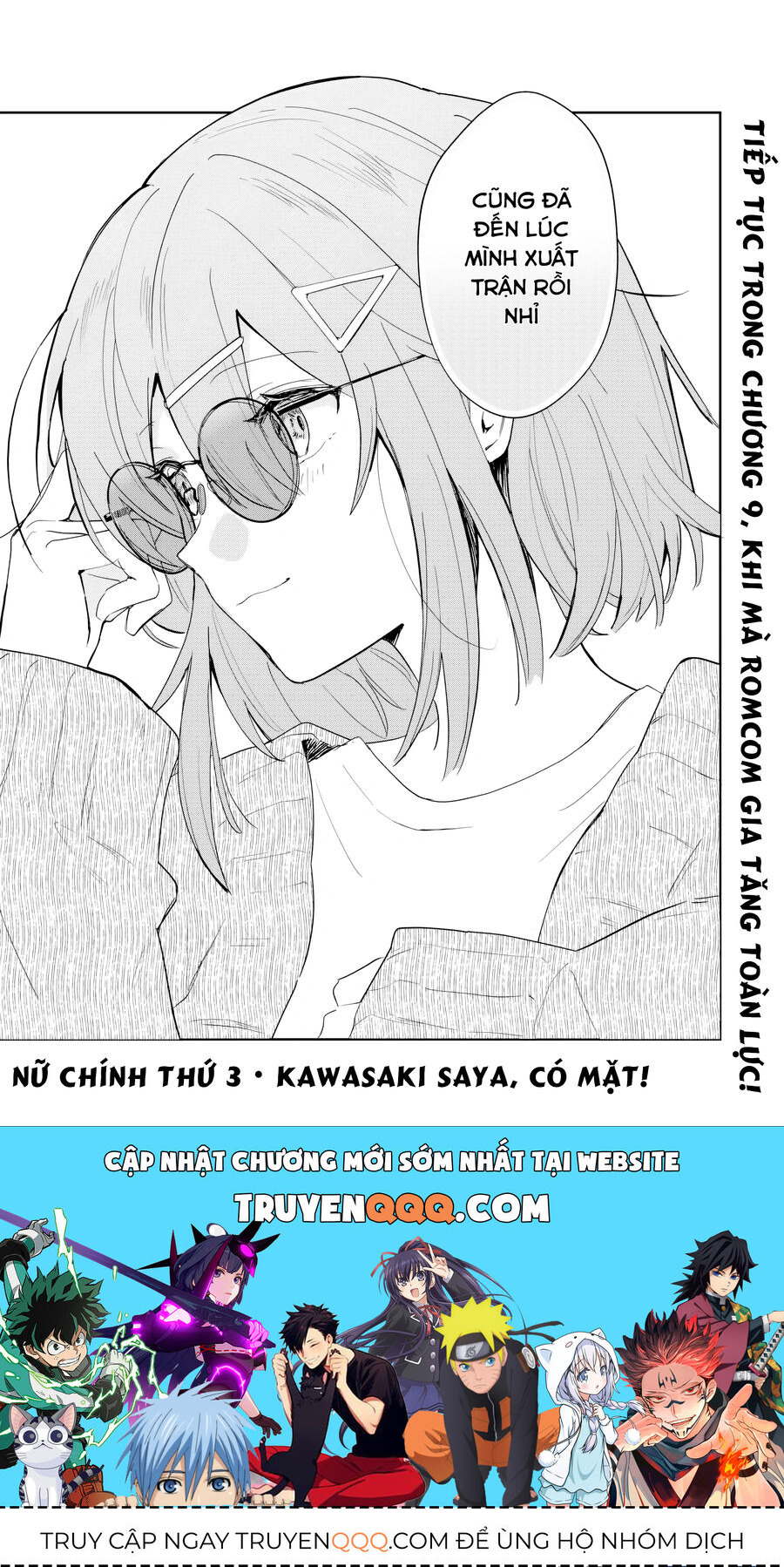 Chuyện Tình Lãng Mạn Và Hài Hước Của Anh Hùng Và Phù Thủy Chuyển Sinh Chap 8 - Next Chap 9