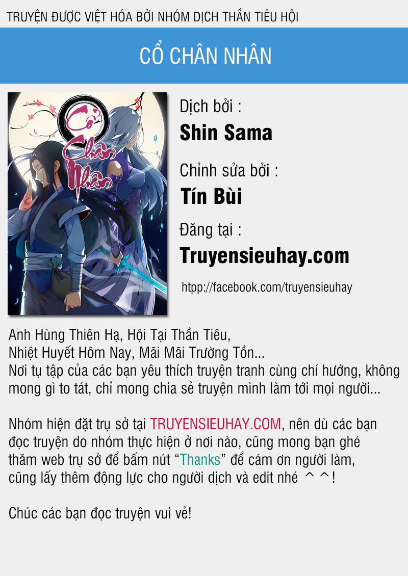 Cổ Chân Nhân Chap 34 - Next Chap 35