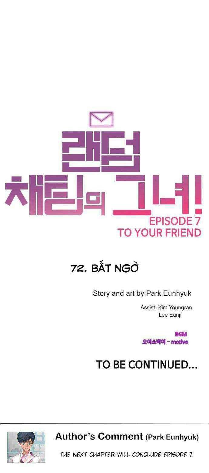 Cô Gái Từ Ứng Dụng Nhắn Tin Ngẫu Nhiên Chap 72 - Next Chap 73